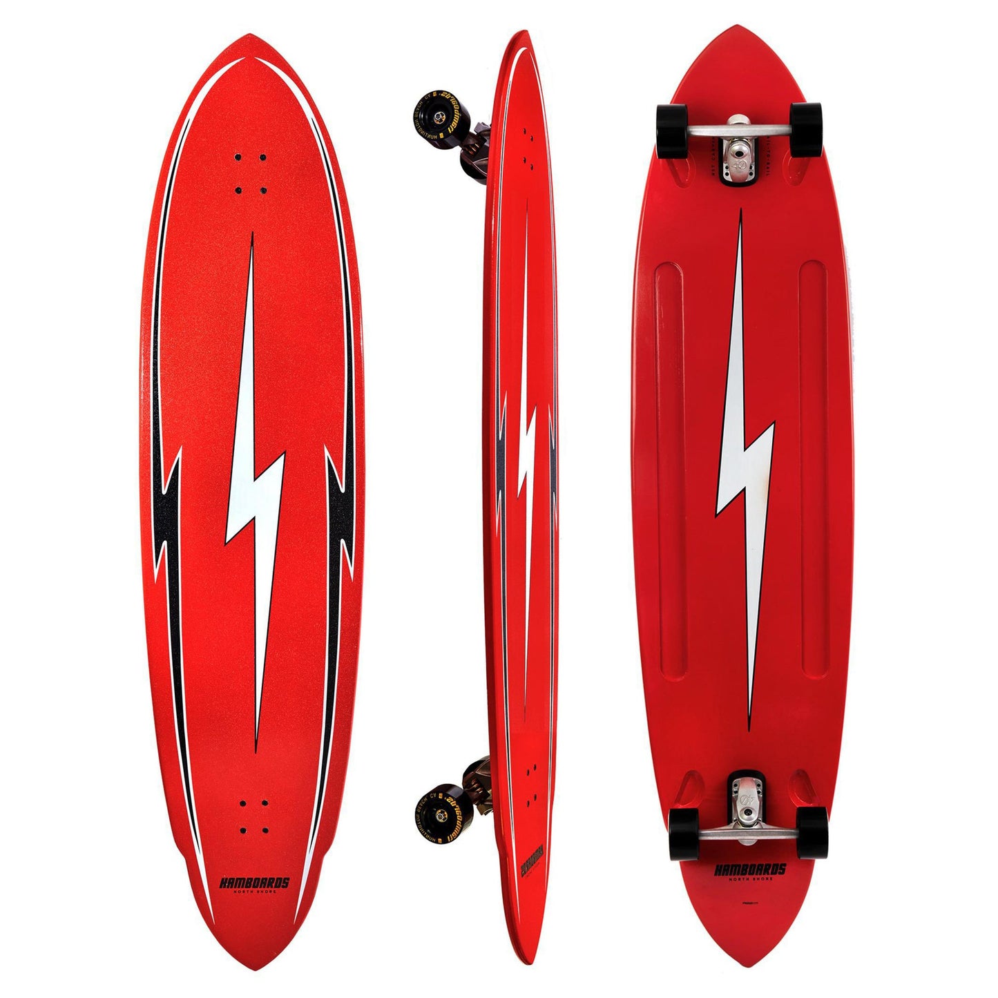 5'7'' The Pinger - North Shore Red - Hamboards UK