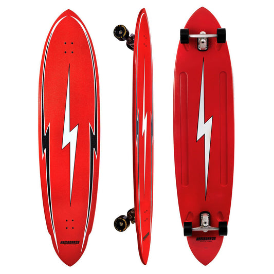 5'7'' The Pinger - North Shore Red - Hamboards UK