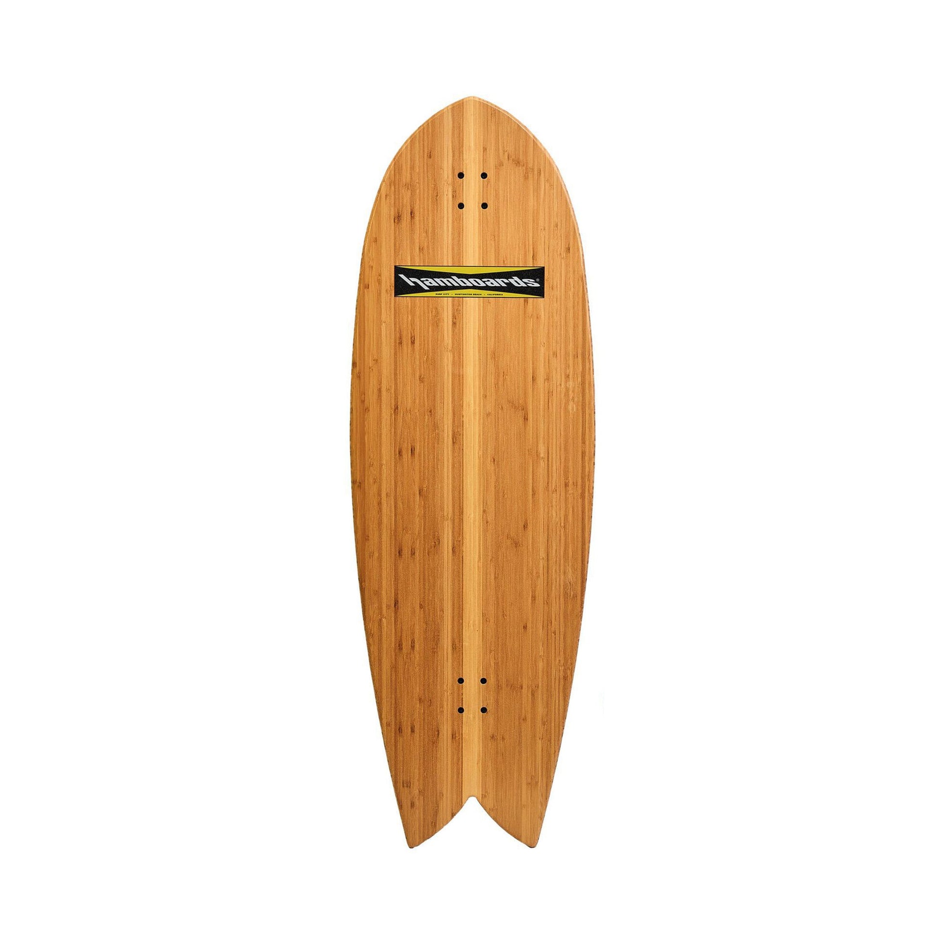 4'5" The Fish - Bamboo - Deck Only - Hamboards UK