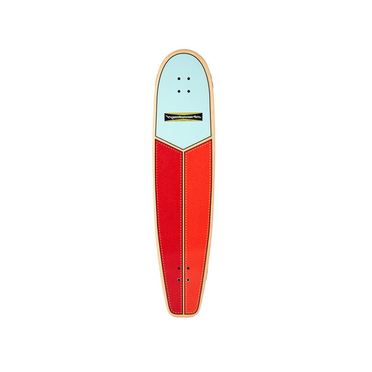 45" The Huntington Hop - Light Blue/Orange/Red - Deck Only - Hamboards UK