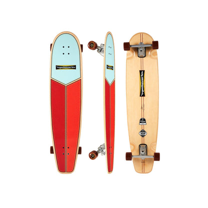 45" The Huntington Hop - Light Blue/Orange/Red - Hamboards UK