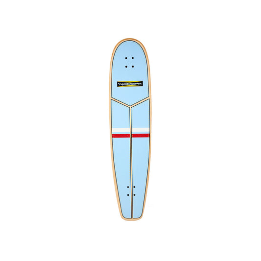 45" The Huntington Hop - Light Blue/Red/White - Deck Only - Hamboards UK