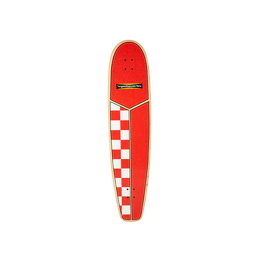 45" The Huntington Hop - Orange/White Checkers - Deck Only - Hamboards UK