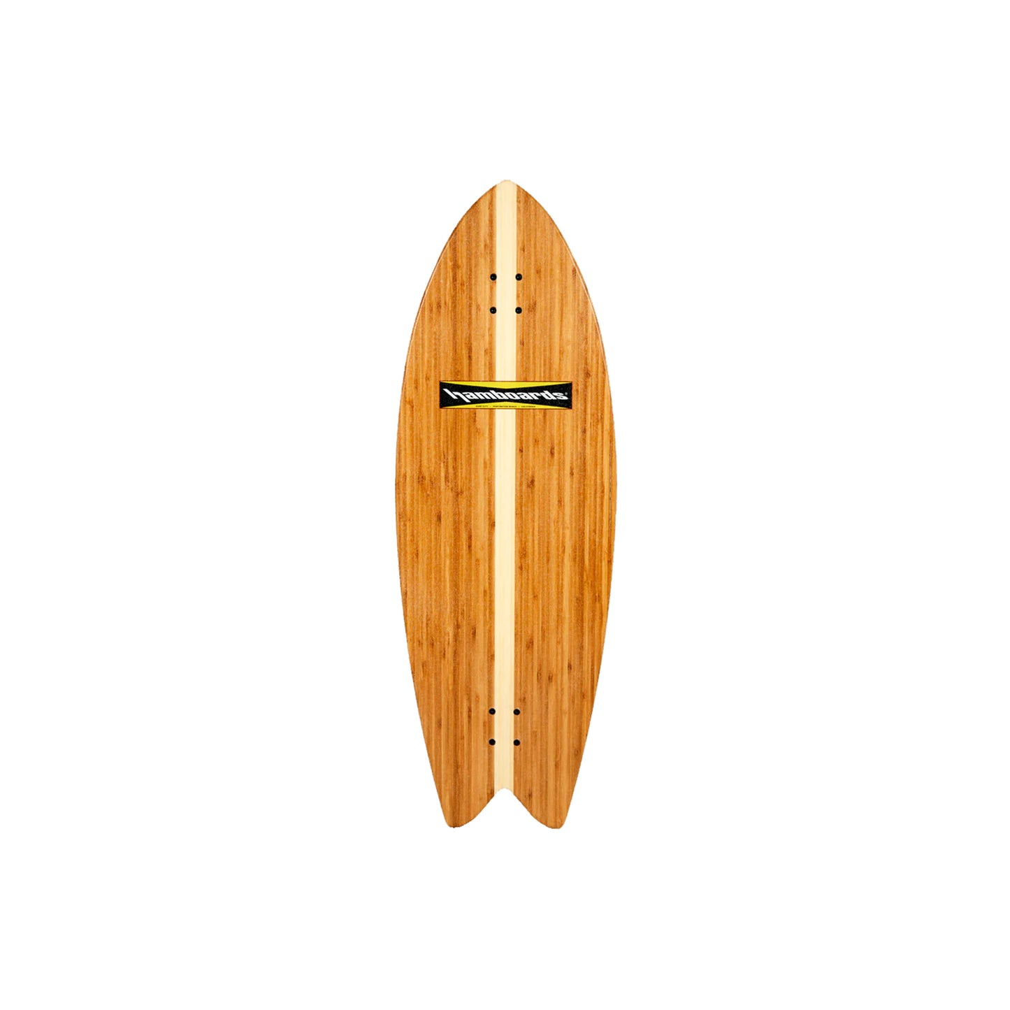 43" The Pescadito - Bamboo - Deck Only - Hamboards UK