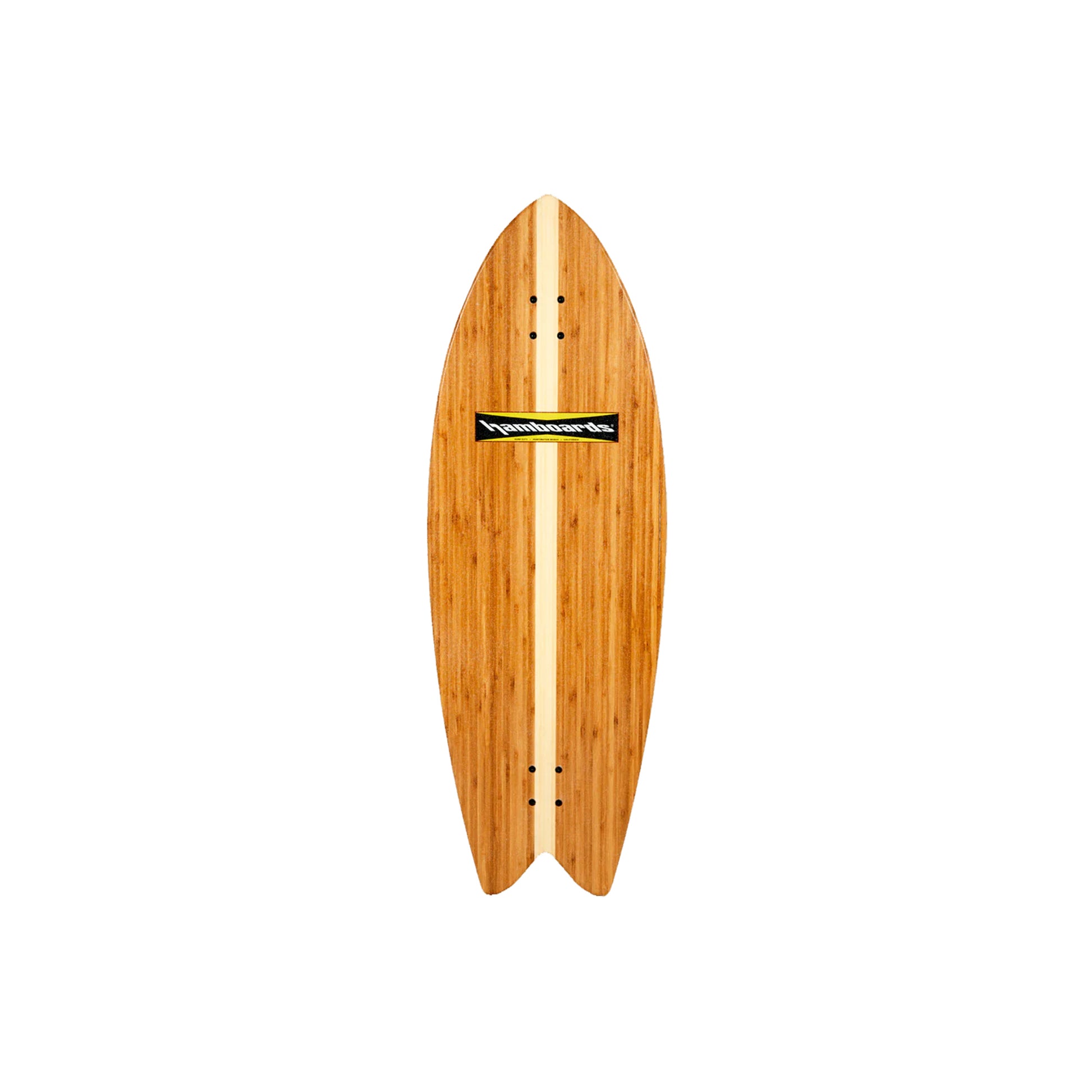 43" The Pescadito - Bamboo - Deck Only - Hamboards UK