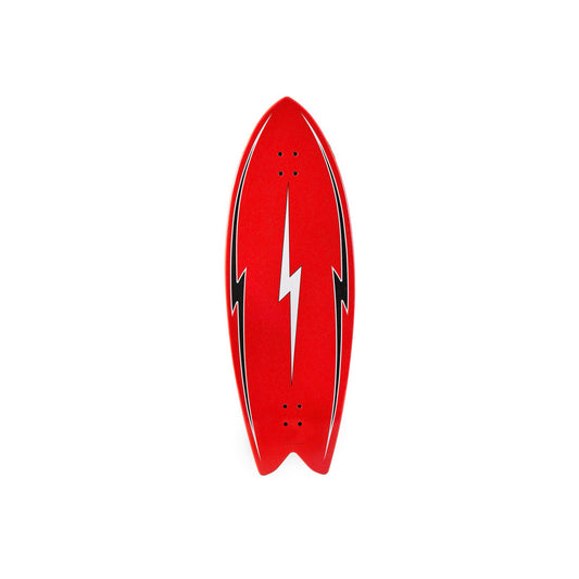 43" The Pescadito - North Shore Red - Deck Only - Hamboards UK