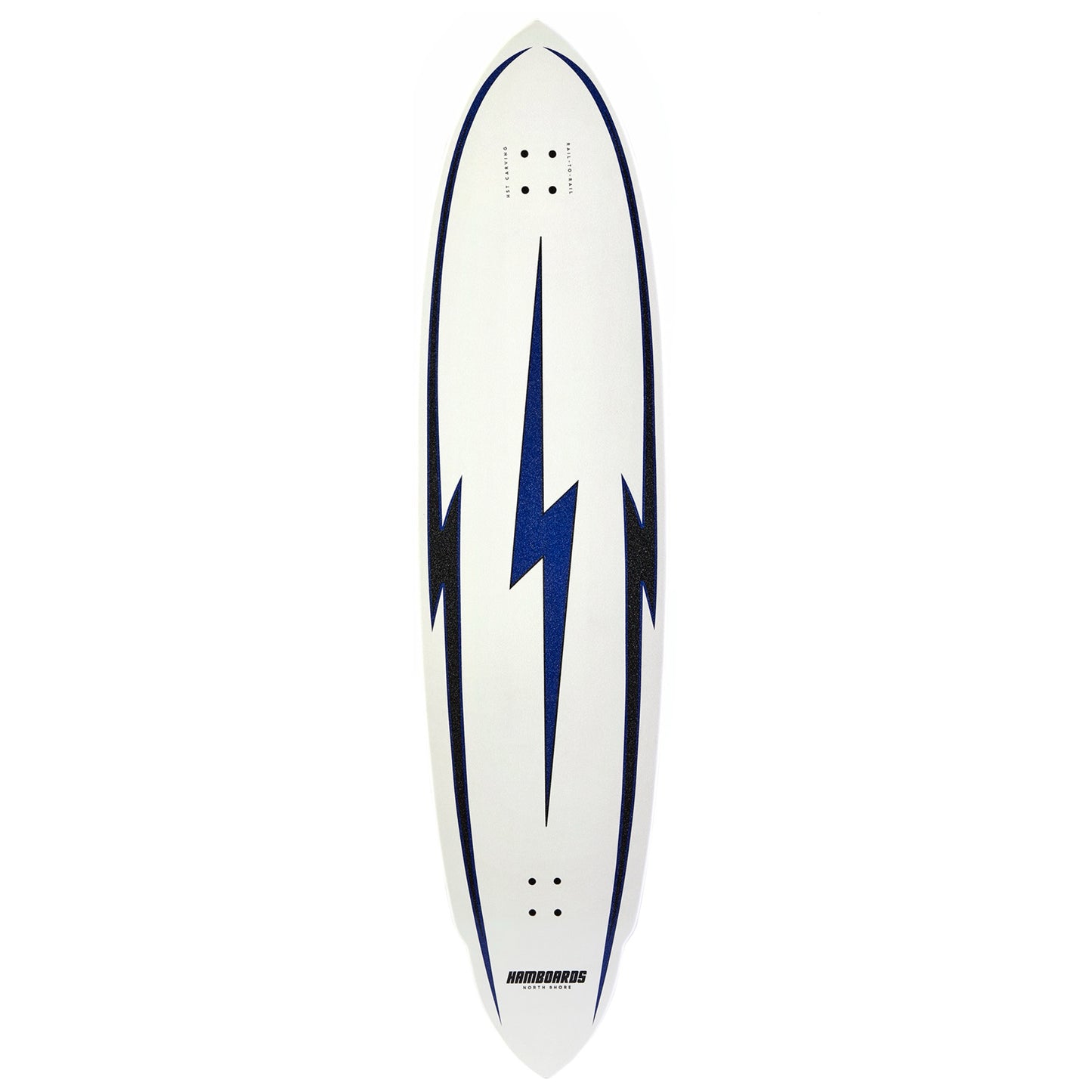 5'7'' The Pinger - North Shore White - Deck Only - Hamboards UK