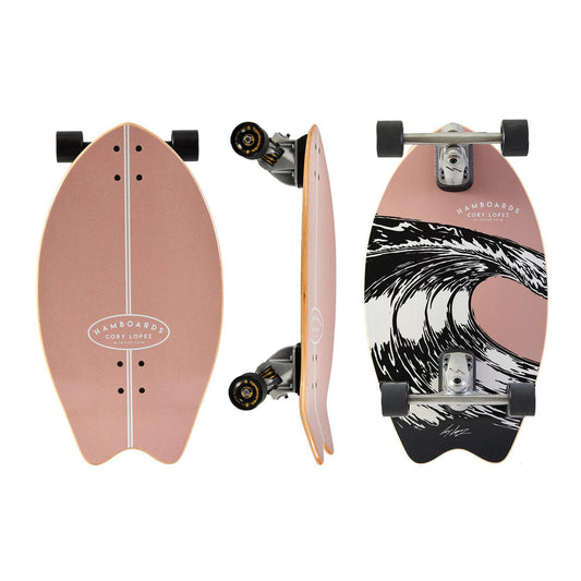 26" The Corey Lopez Twisted Fin - Pastel - Hamboards UK